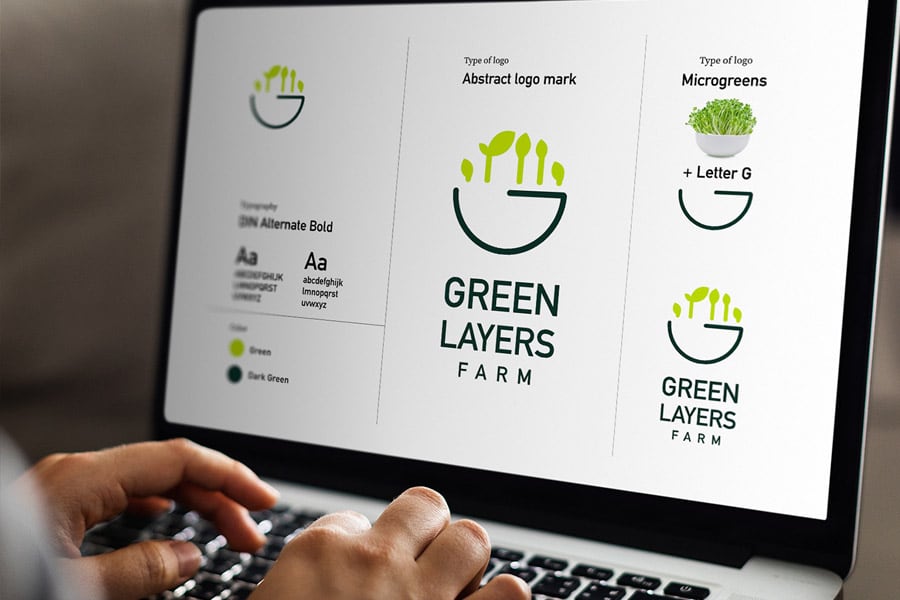 Drincup coffee menu displayed on a tablet at the counter, designed by Aveera Design Solutions